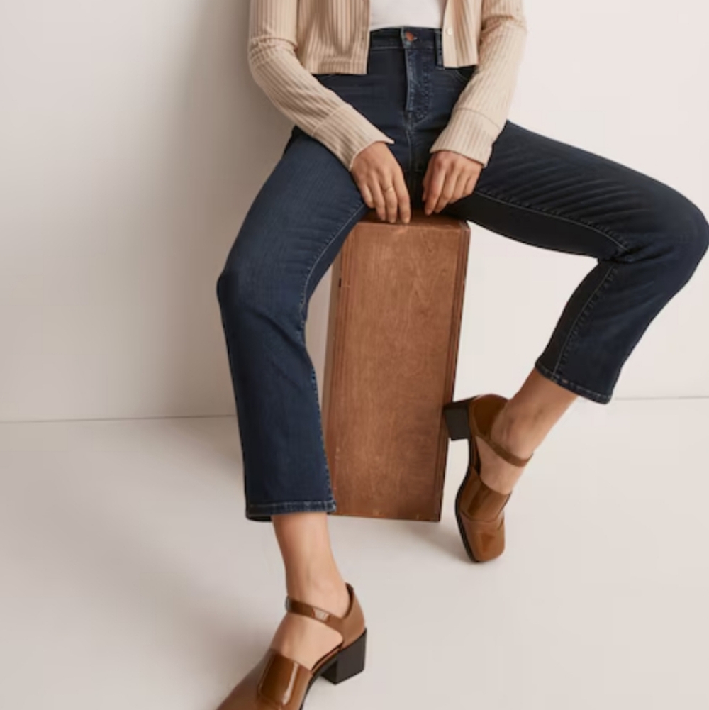 Madewell | Mid-Rise Stovepipe Jeans in Dahill Wash